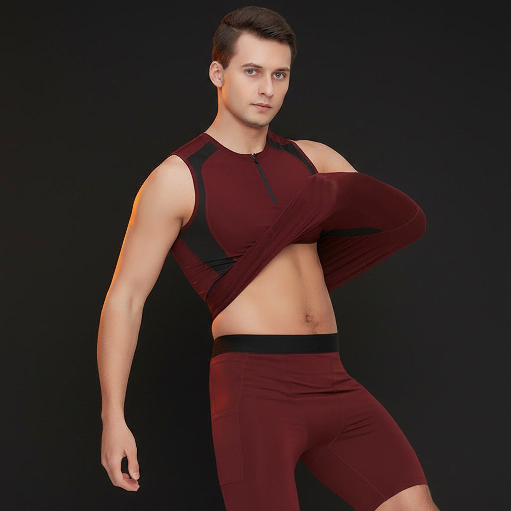 AeroFit™ Men's Quick-Dry Compression Tank Top - Skelet Fitness