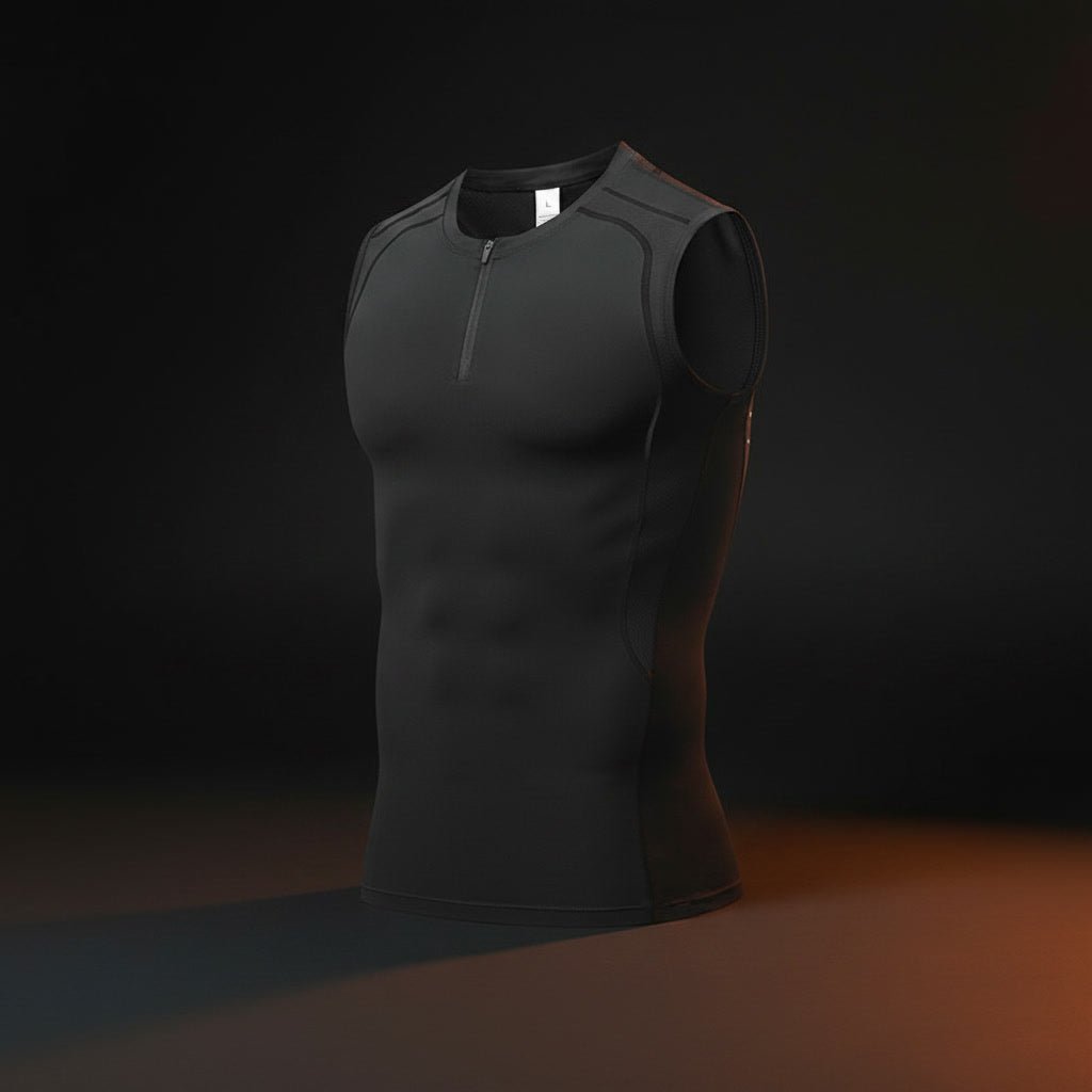AeroFit™ Men's Quick-Dry Compression Tank Top - Skelet Fitness