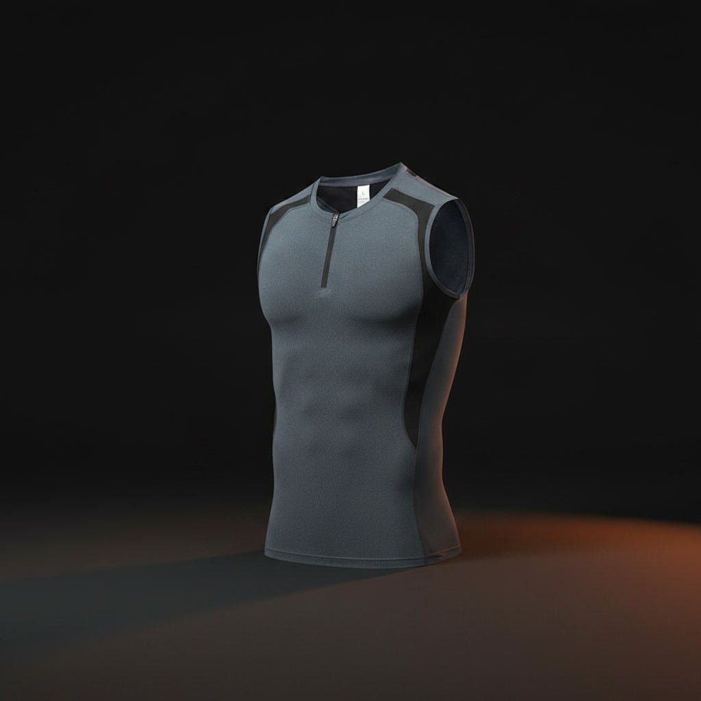 AeroFit™ Men's Quick-Dry Compression Tank Top - Skelet Fitness