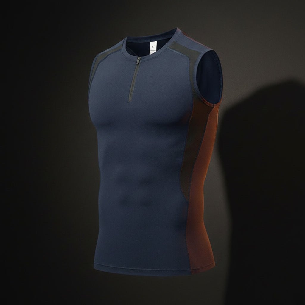 AeroFit™ Men's Quick-Dry Compression Tank Top - Skelet Fitness