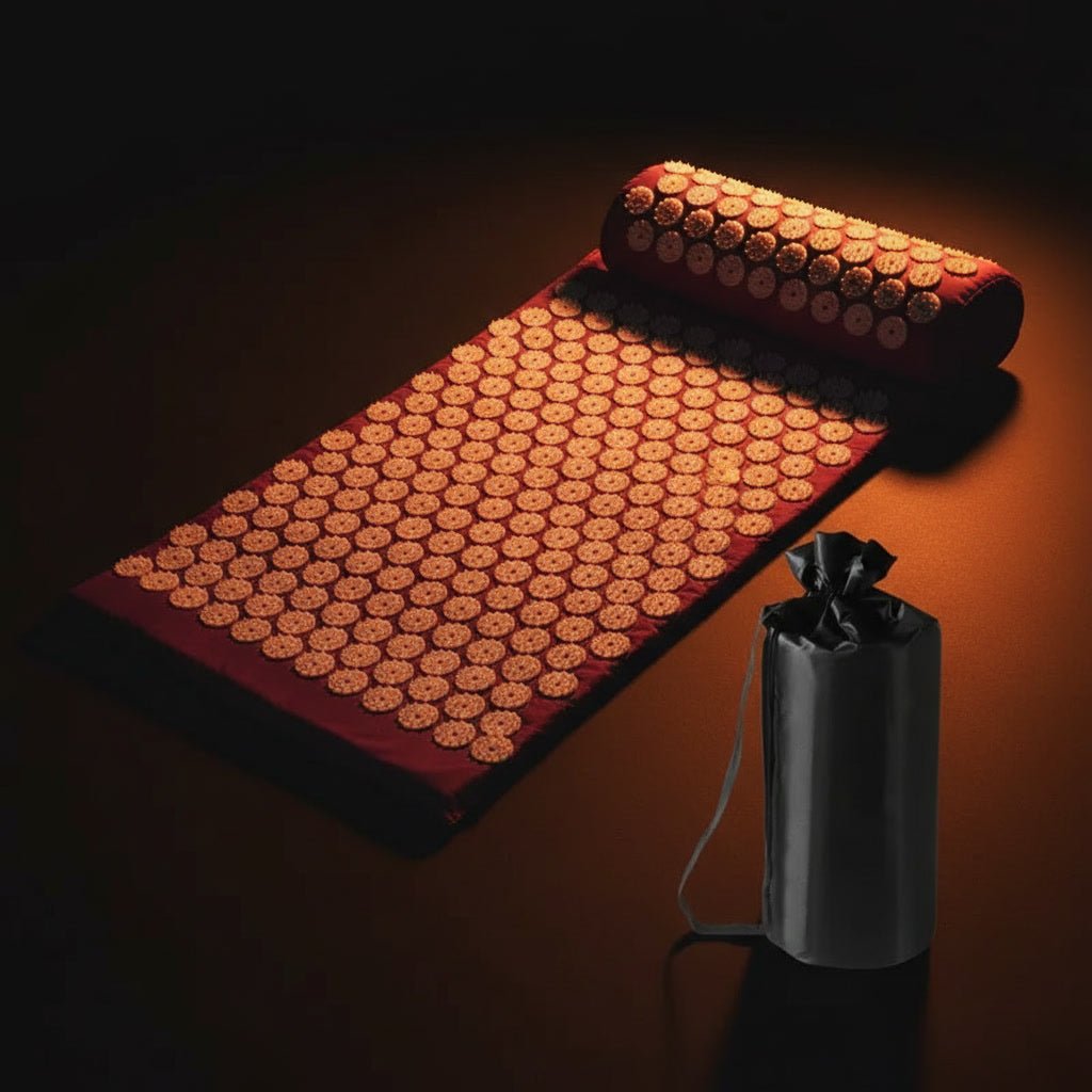 AcuRelief™ Yoga Acupressure Mat & Pillow Set - Skelet Fitness